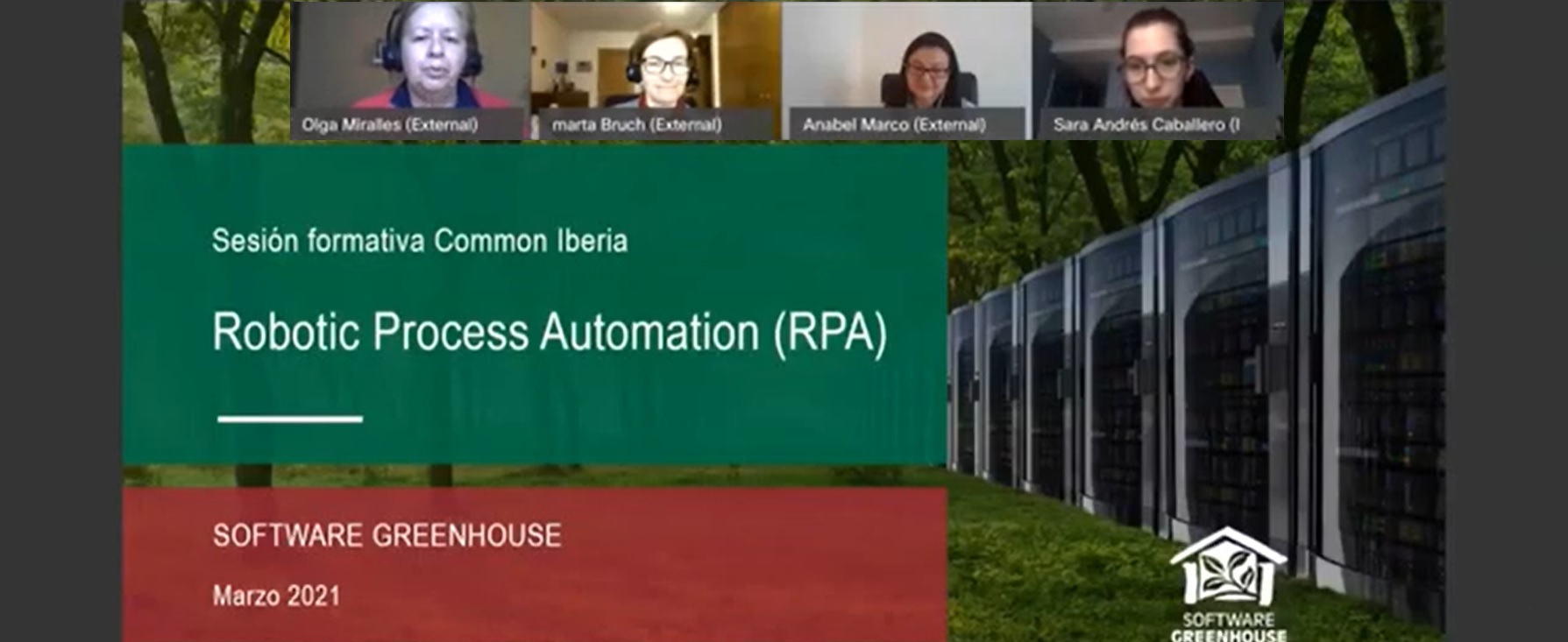 Software Greenhouse presenta la tecnología RPA en Common Iberia